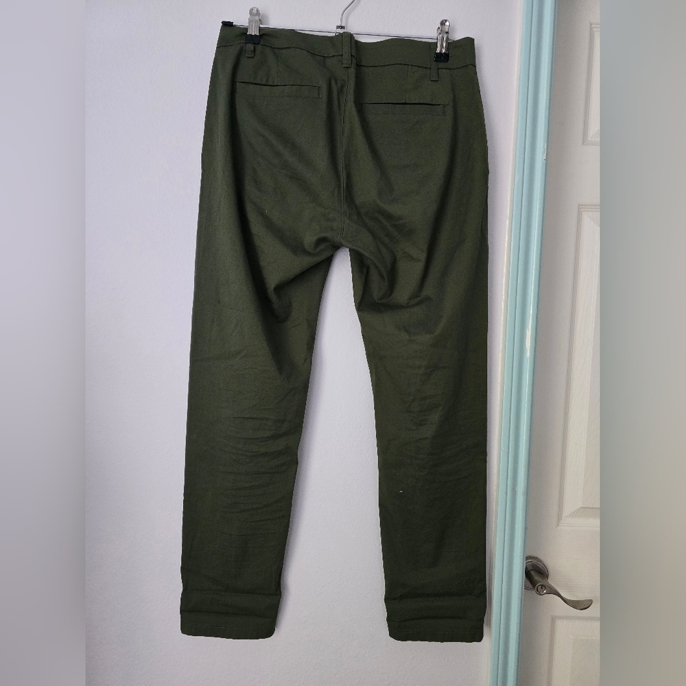 J Crew Green Pants Boyfriend Chino Size 26 - Picture 10 of 10